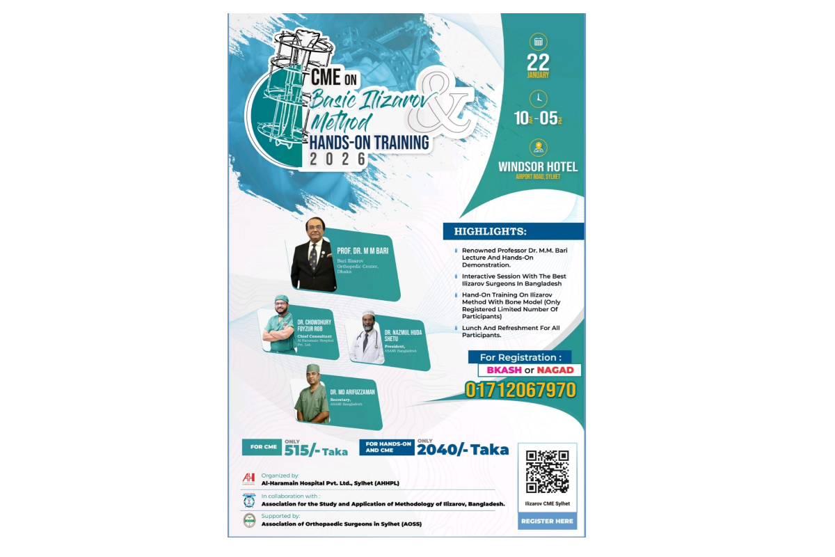 CME on Basic ilizarov method and Hands on training 2026